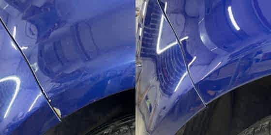 Локальная покраска заднего крыла Opel Corsa