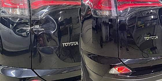 Покраска крышки багажника и заднего крыла Toyota RAV4